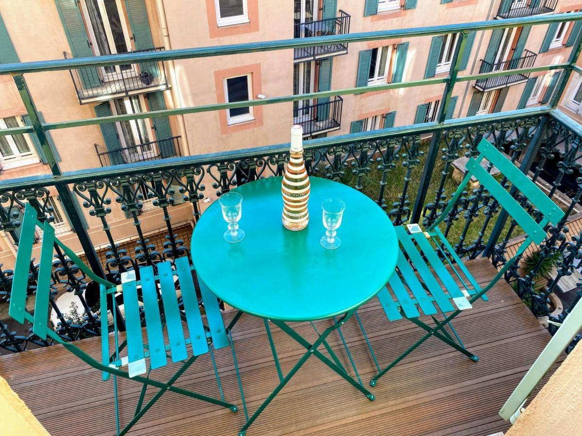 Sunny And Calm 2 Bed Apartment Place Du Pin Nice Eksteriør billede